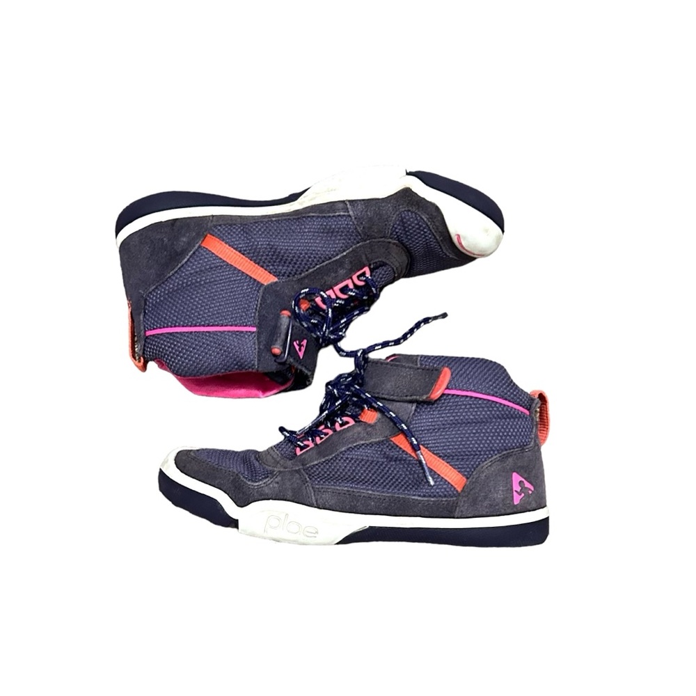 PLAE Kaiden Hiking Boot Suede/waterproof in purple with pink & coral accents